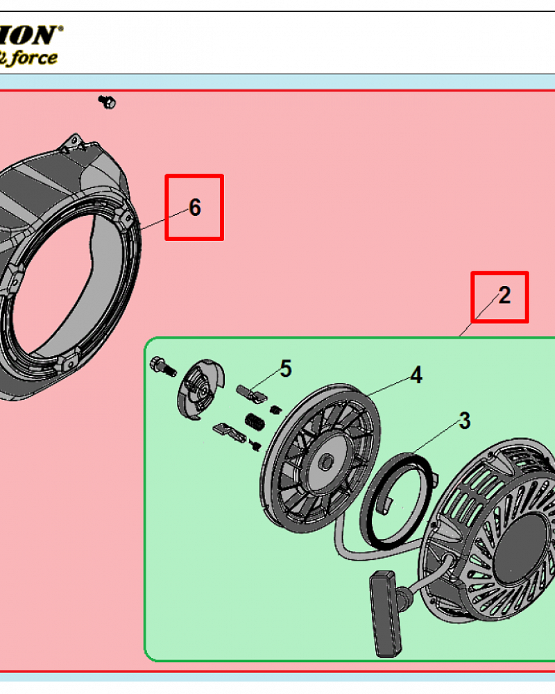 14 | СТАРТЕР | Запчасти для культиватора, мотоблока чемпион |  BC8723  | Поставка по России | 