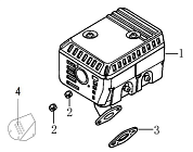 17 ГЛУШИТЕЛЬ | СНЕГОУБОРЩИК CHAMPION ST655 |Запчасти по России | СПБ
