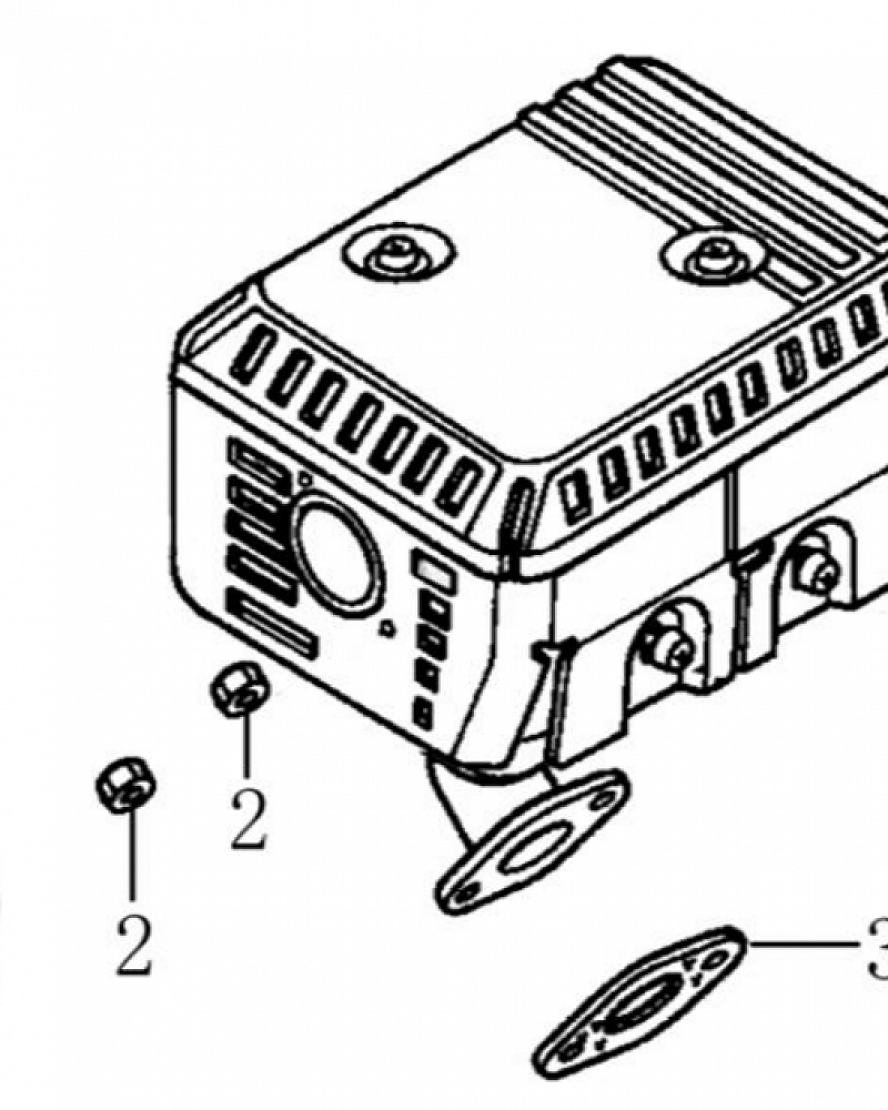 17 ГЛУШИТЕЛЬ | СНЕГОУБОРЩИК CHAMPION ST655 |Запчасти по России | СПБ