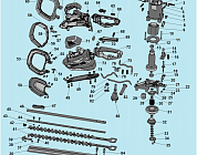1 ВЫКЛЮЧАТЕЛЬ - ЯКОРЬ - СТАТОР - ЩЕТКИ - НОЖНИЦЫ НОЖНИЦЫ ЭЛЕКТРИЧЕСКИЕ CHAMPION HTE610R  | ремонт | в СПБ