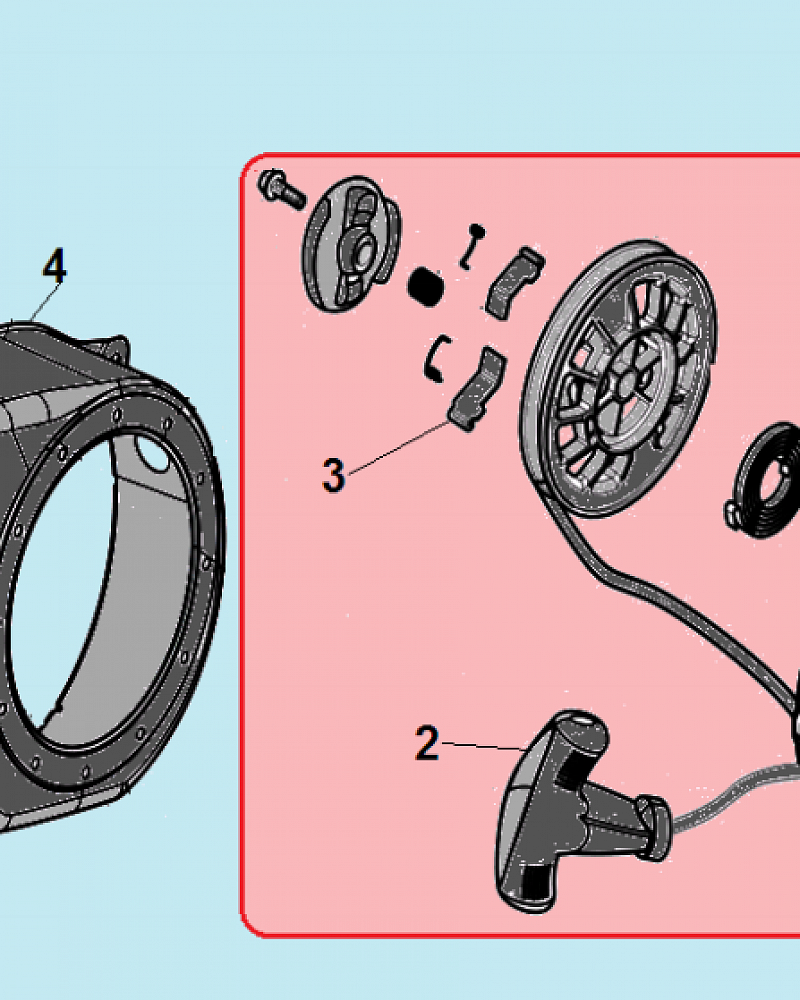 8 СТАРТЕР МОТОПОМПА CHAMPION GTP80H  | ремонт | в СПБ
