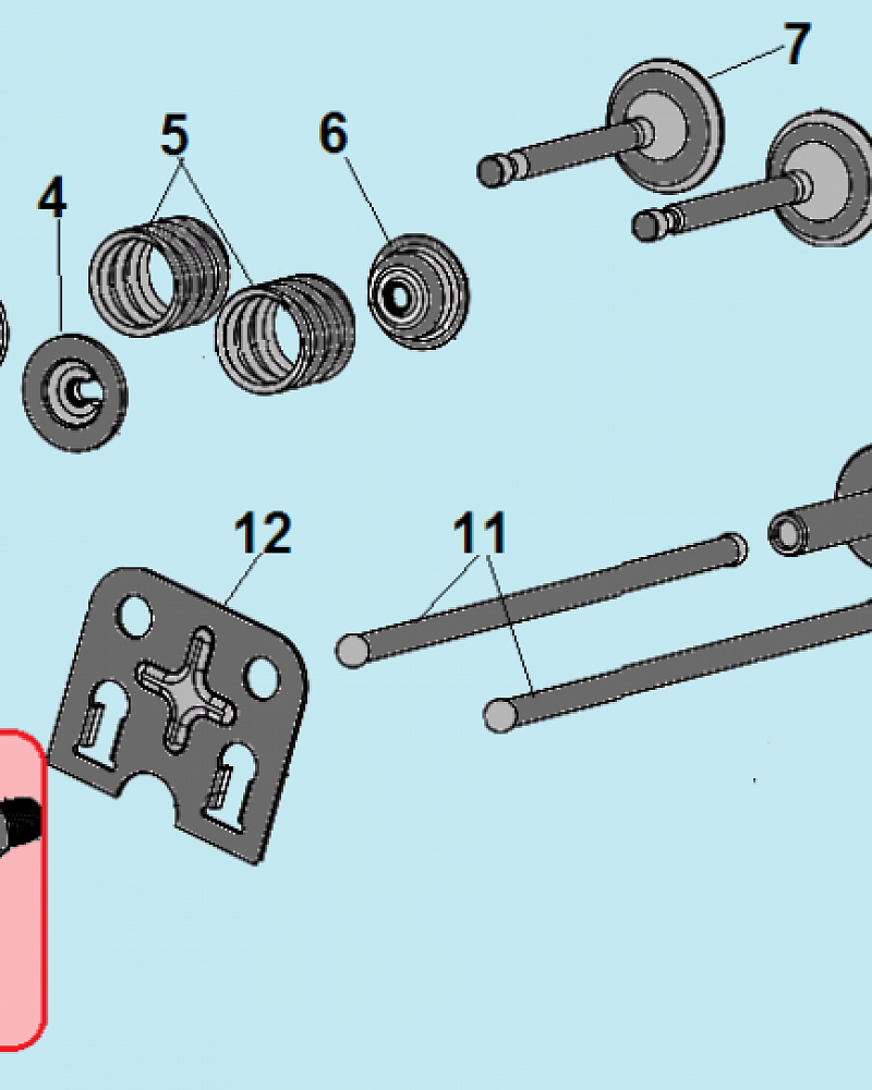 9 КЛАПАНА КУЛЬТИВАТОР CHAMPION BC8716  | ремонт | в СПБ