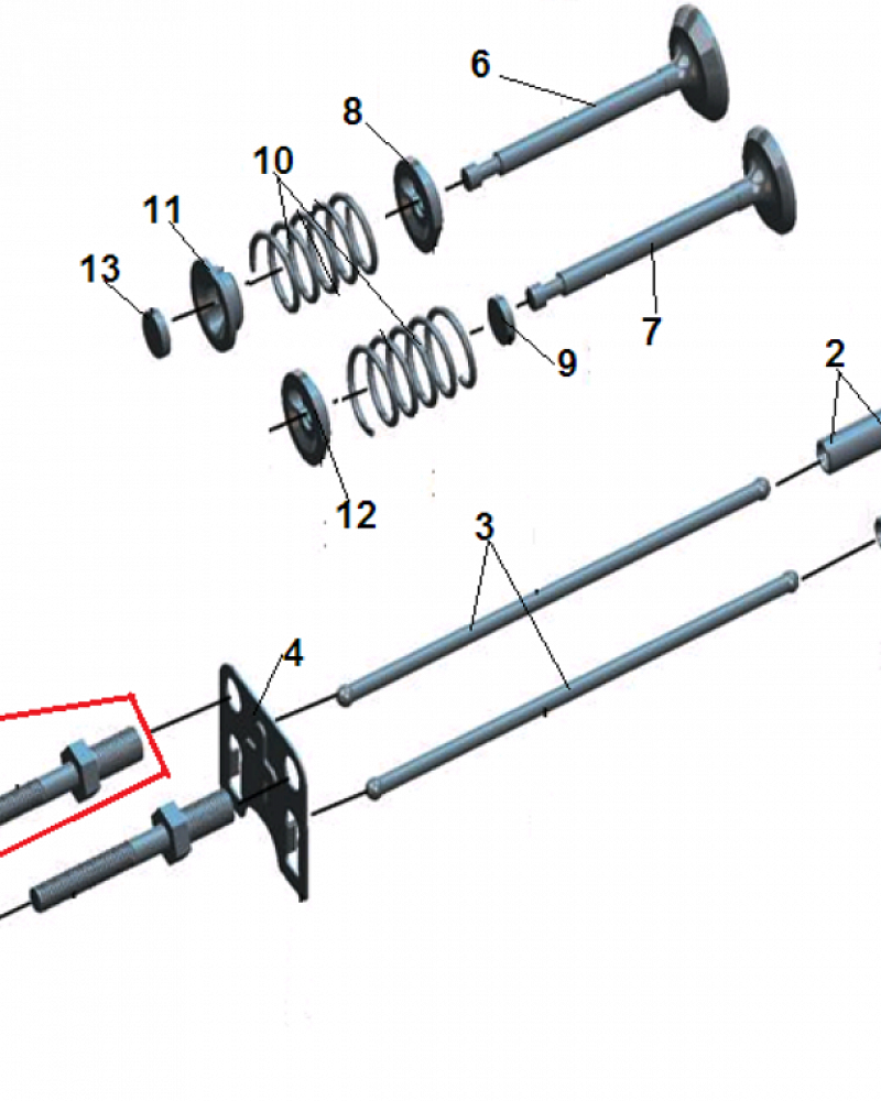 3 КЛАПАНА МОТОПОМПА CHAMPION GHP40-2  | ремонт | в СПБ