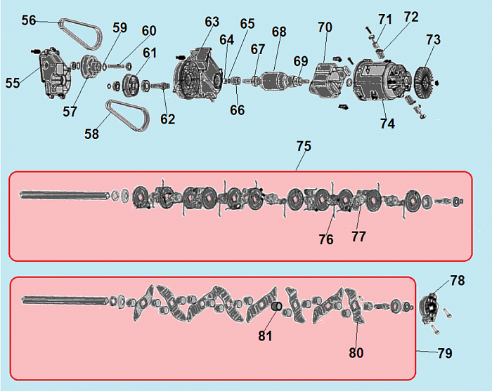 3 ВЫКЛЮЧАТЕЛЬ - ЯКОРЬ - СТАТОР - ЩЕТКИ - КОЛЕСА - НОЖИ СКАРИФИКАТОР CHAMPION ESC1840  | ремонт | в СПБ