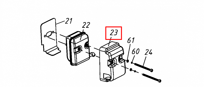 6  | ГЛУШИТЕЛЬ  | Запчасти для мотодрели чемпион | DR230  | 