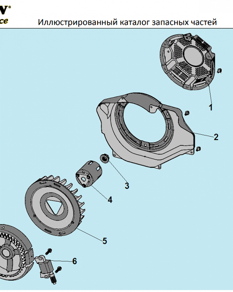 6  | Крышка картера | Запчасти для генератора чемпион | GG7501E-3 | обновлена   | Поставка по России | Сервис - Магазин |