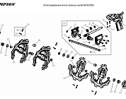 1 РЕДУКТОР - ШЕСТЕРНИ | СНЕГОУБОРЩИК CHAMPION ST655 |Запчасти по России | СПБ