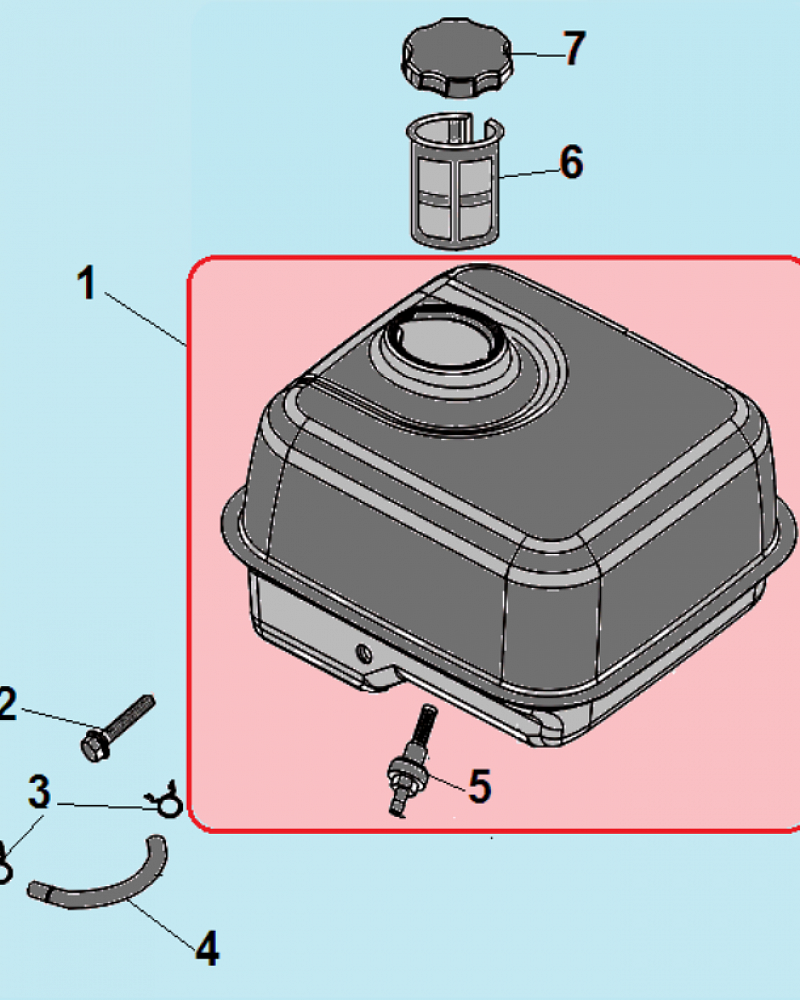 11 БАК МОТОПОМПА CHAMPION GP50  | ремонт | в СПБ