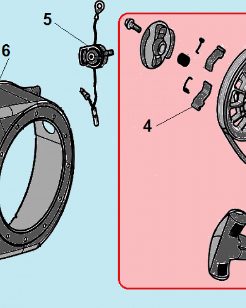 7 СТАРТЕР ИЗМЕЛЬЧИТЕЛЬ-ШРЕДЕР БЕНЗИНОВЫЙ CHAMPION SC6448  | ремонт | в СПБ