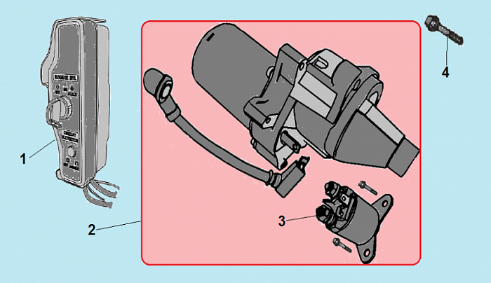 14 ЭЛЕКТРОСТАРТЕР МОТОПОМПА CHAMPION GP100E  | ремонт | в СПБ