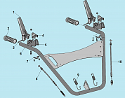 1 РУЧКА - ТРОС МАШИНА ПОДМЕТАЛЬНАЯ CHAMPION GS50100  | ремонт | в СПБ