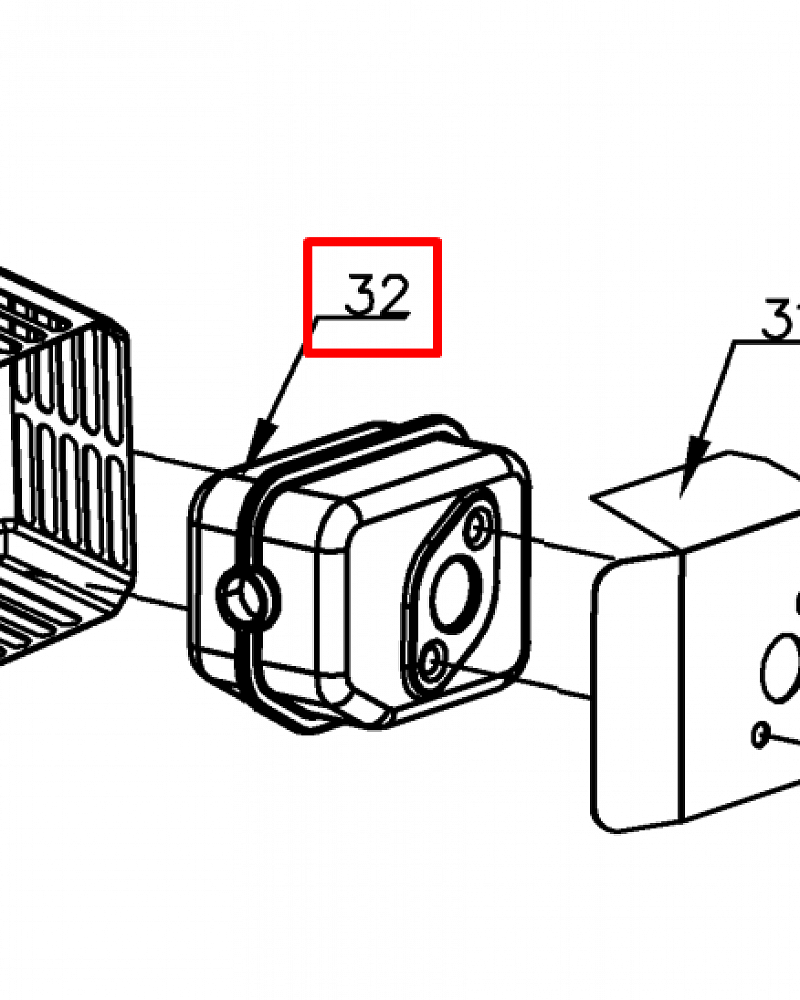 17 | ГЛУШИТЕЛЬ | Запчасти для уборочной чемпион | GS50100 после 2021 года | после s/n 37022100001 |  