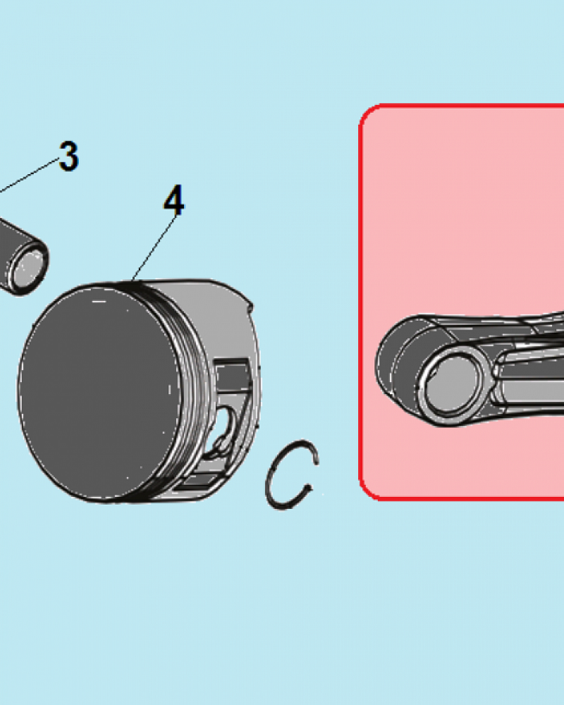 4 ПОРШЕНЬ -ЦИЛИНДР -КОЛЕНВАЛ- КОЛЬЦА ИЗМЕЛЬЧИТЕЛЬ-ШРЕДЕР БЕНЗИНОВЫЙ CHAMPION SC2818  | ремонт | в СПБ