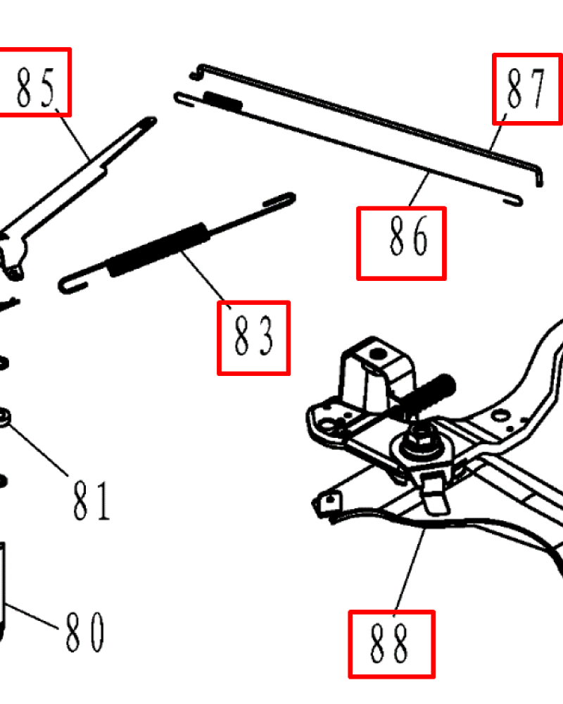 8 | ТЯГИ | Запчасти для мотопомпы чемпион | GTP101E после 2021 года | (после s/n 23072100121)
