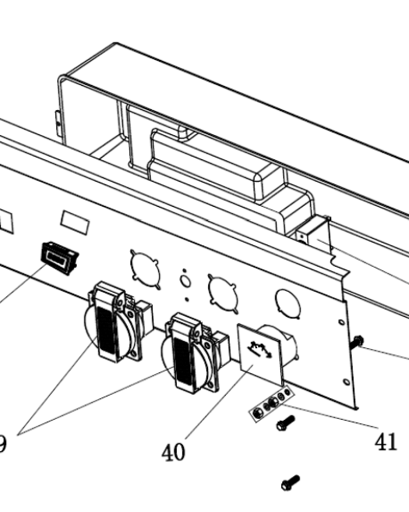 2 | Панель  | Запчасти для генератора чемпион | GG2801| Сервис - Магазин |