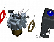 9 КАРБЮРАТОР МОТОПОМПА CHAMPION  GP52 | до 2019 года | ремонт | в СПБ