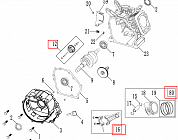 6  | Поршень - Шатун - Коленвал - Распредвал | Запчасти для генератора чемпион | GG3300 | обновлена с 12.11.2020 года  | Сервис - Магазин |