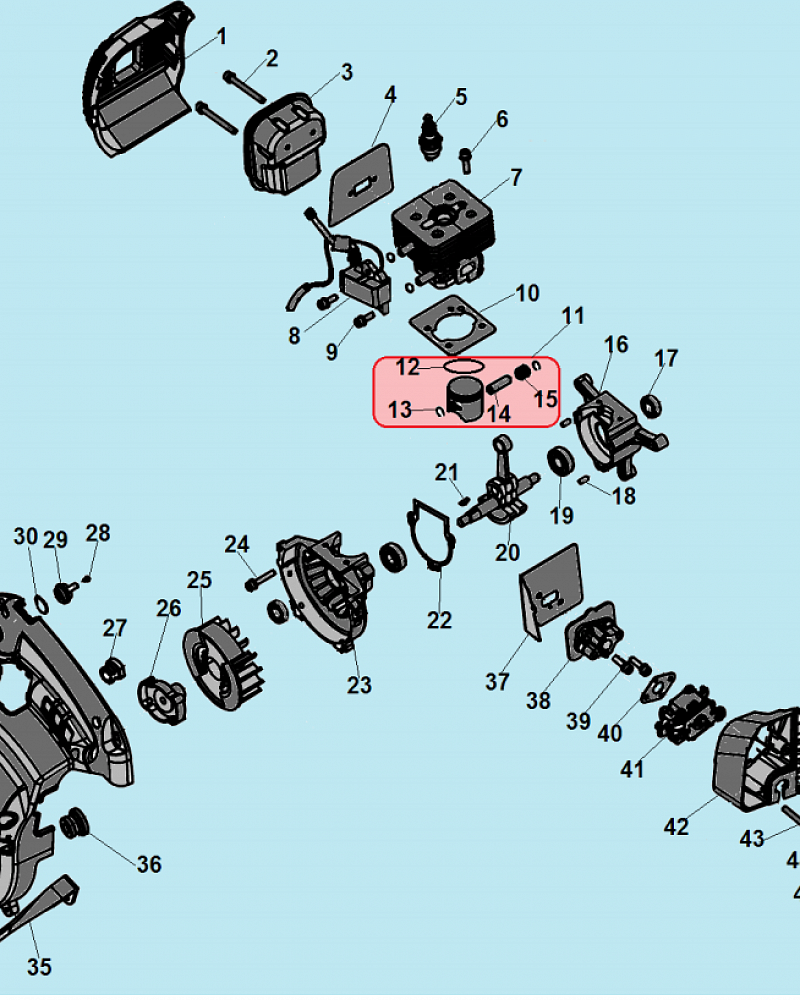 1 КАРБЮРАТОР - ПОРШЕНЬ - ЦИЛИНДР - ФИЛЬТР  - СТАРТЕР - МАГНЕТО - МАХОВИК - КОЛЕНВАЛ  ВОЗДУХОДУВКА CHAMPION GB227  | Ремонт | Запчасти | в СПБ