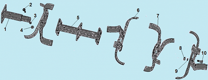 8  ФРЕЗЫ МОТОБЛОК CHAMPION ВC1193  | ремонт | в СПБ