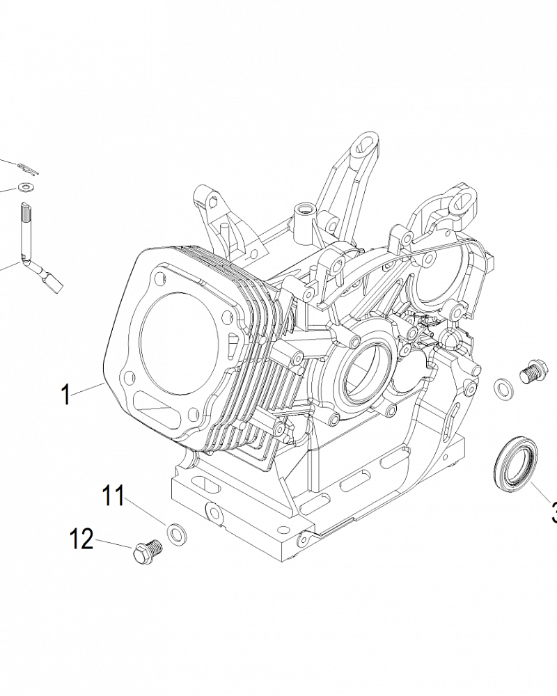 10 | ЦИЛИНДР | Запчасти для снегоуборщика чемпион ST861 | Магазин-Сервис в СПБ |