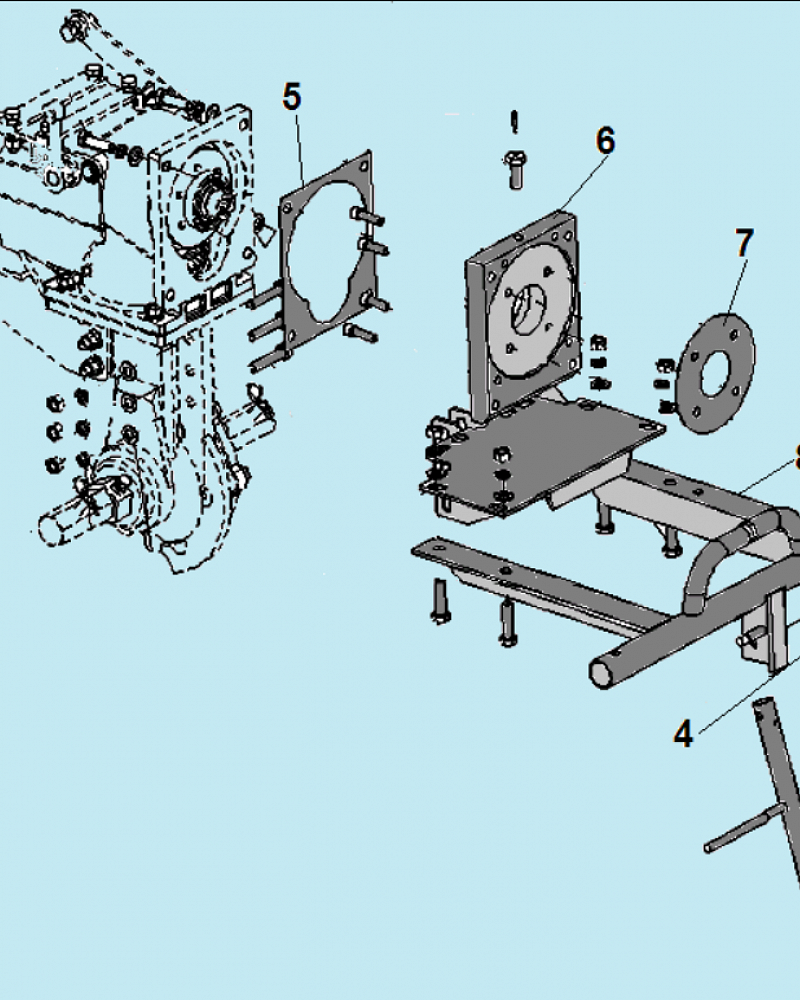 10 РАМА DC1193E МОТОБЛОК CHAMPION  | ремонт | в СПБ