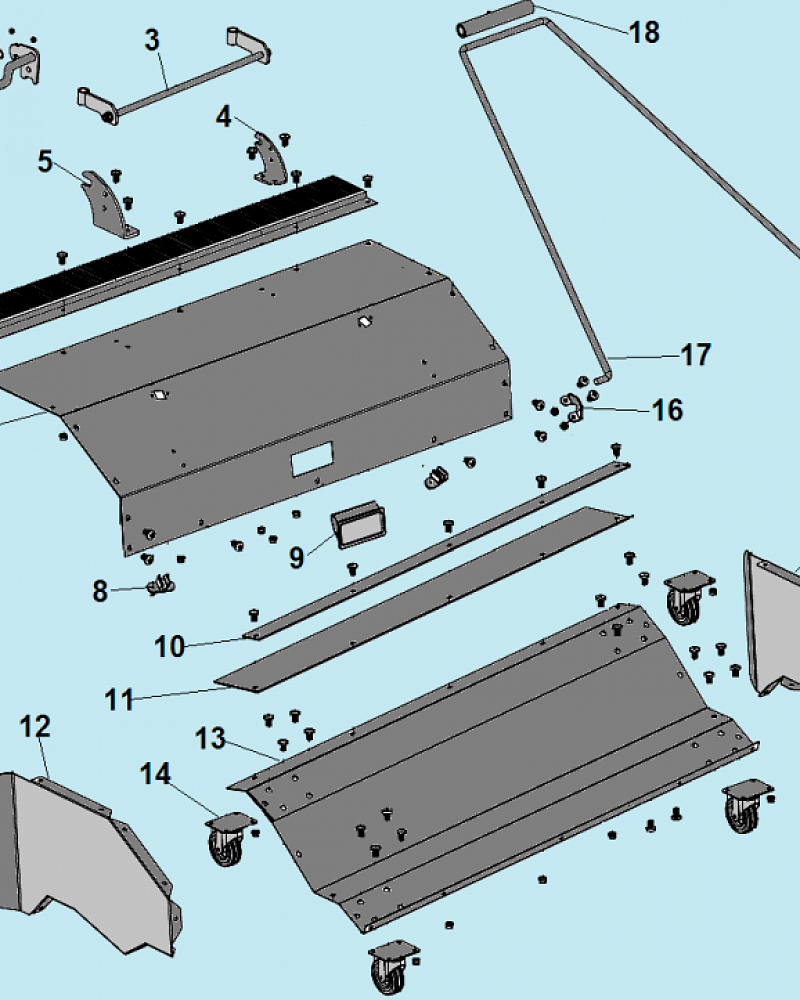 11 КРЫЛЬЯ МАШИНА ПОДМЕТАЛЬНАЯ CHAMPION GS50100  | ремонт | в СПБ