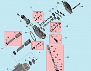 2 НАСОС - Поршень насоса - Клапан впускной - выпускной - Распределительный поршень МОЙКА CHAMPION HP5240  | ремонт | в СПБ
