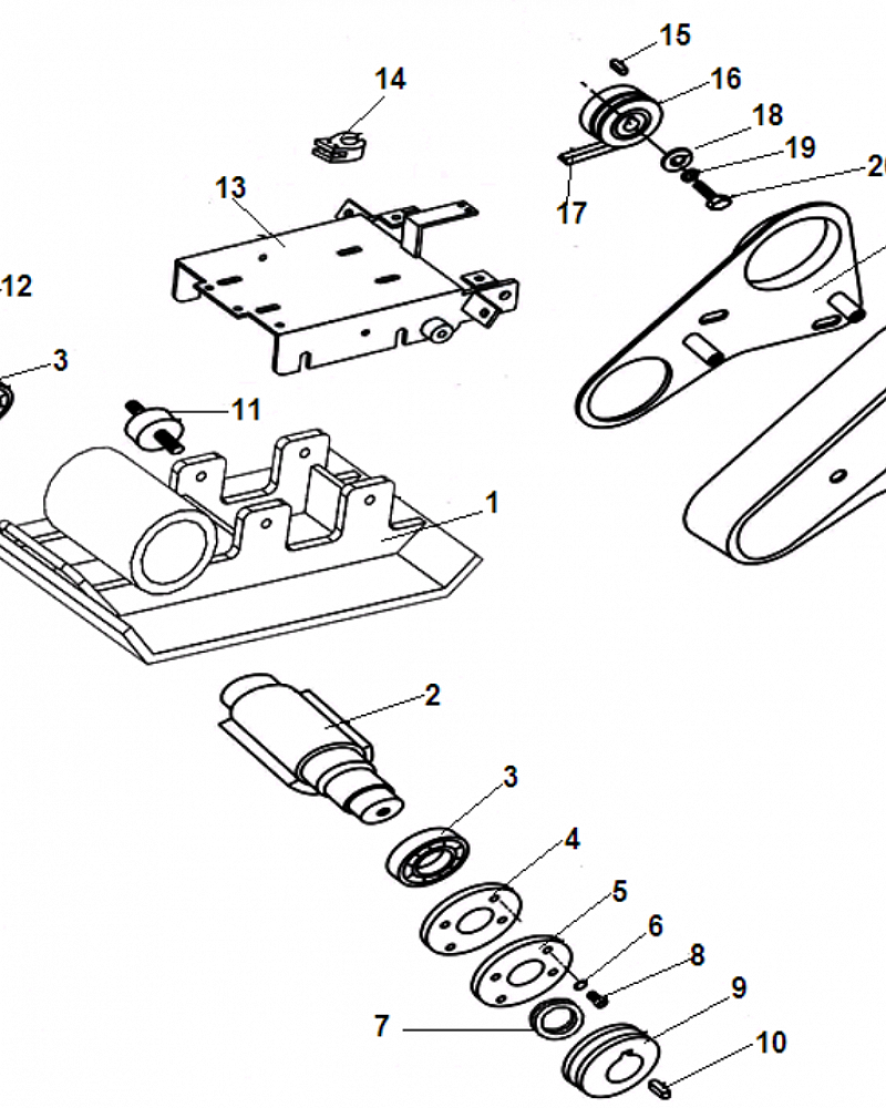 14 РУЧКА ВИБРОПЛИТА  CHAMPION PC5431F  | ремонт | в СПБ