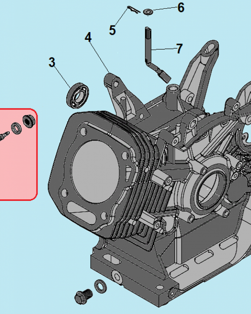 12 ЦИЛИНДР - МАГНЕТО МОТОБЛОК CHAMPION ВC1193  | ремонт | в СПБ