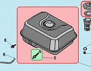17 ГЛУШИТЕЛЬ МАШИНА ПОДМЕТАЛЬНАЯ CHAMPION GS5562  | ремонт | в СПБ