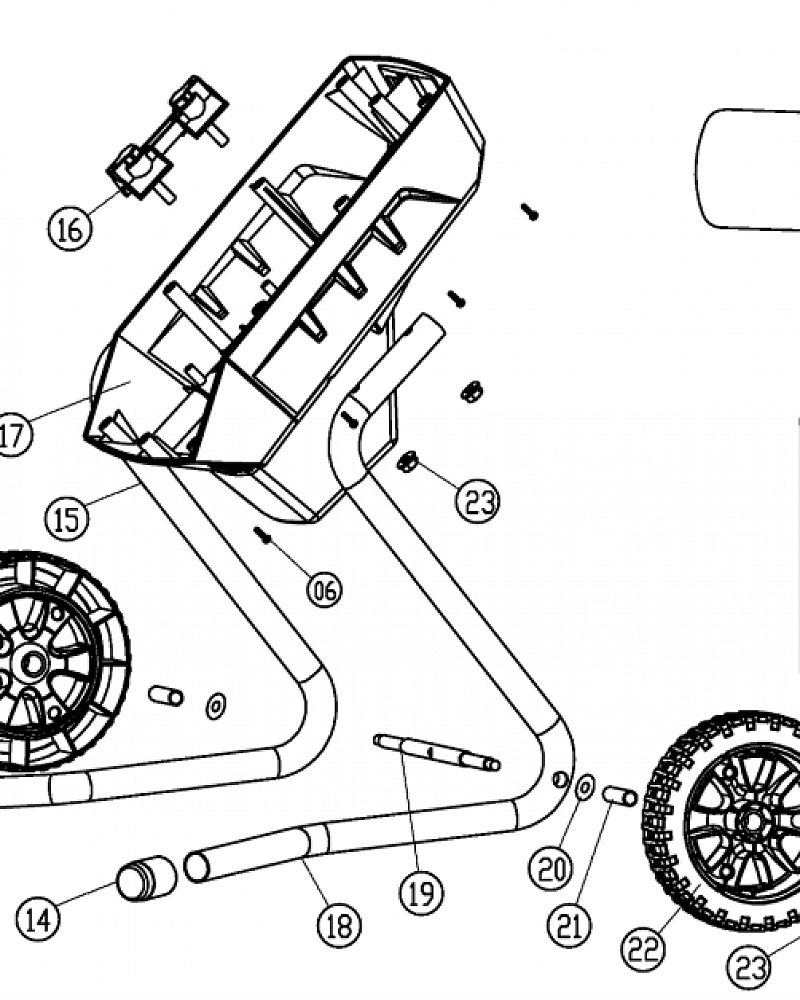 3 КОЛЕСА ИЗМЕЛЬЧИТЕЛЬ ЭЛЕКТРИЧЕСКИЙ CHAMPION SH251  | ремонт | в СПБ