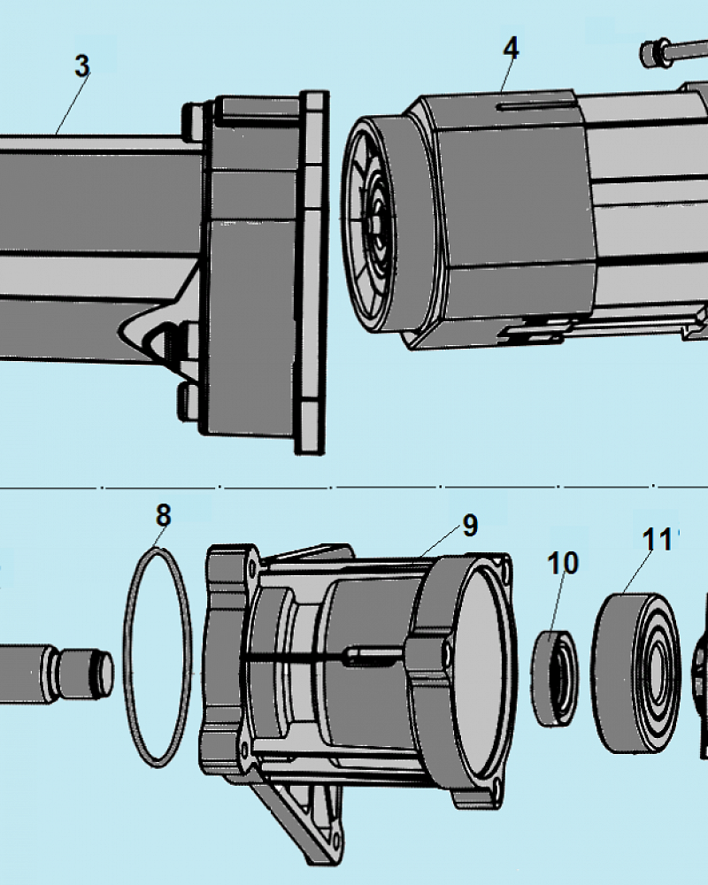2 НАСОС - ЭЛЕКТРОДВИГАТЕЛЬ МОЙКА CHAMPION HP5160  | ремонт | в СПБ