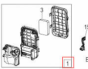 14  |  Корпус воздушного фильтра | Запчасти для генератора чемпион | GG6500-3  | Поставка по России | 