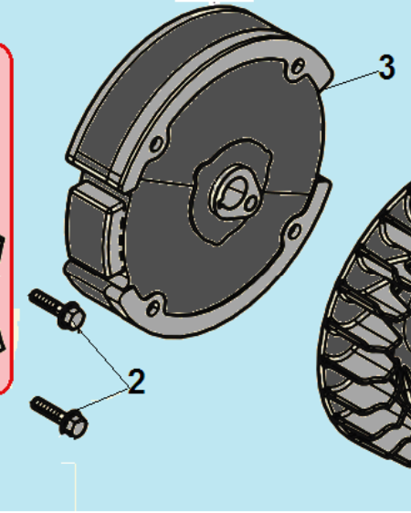 17 МАГНЕТО - МАХОВИК КУЛЬТИВАТОР CHAMPION ВС7713  | ремонт | в СПБ