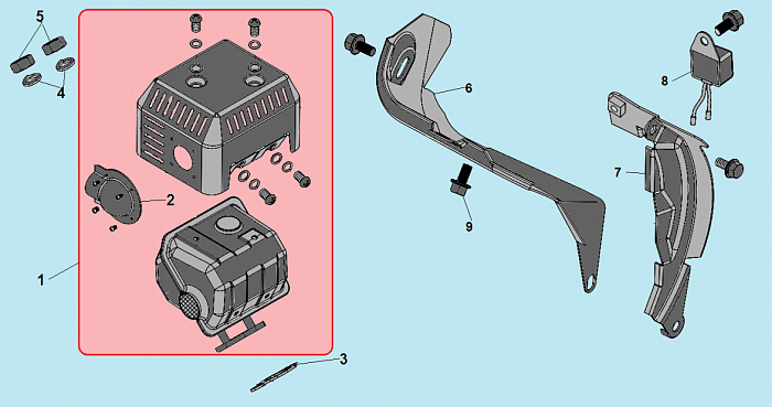18 ГЛУШИТЕЛЬ КУЛЬТИВАТОР CHAMPION ВС7713  | ремонт | в СПБ