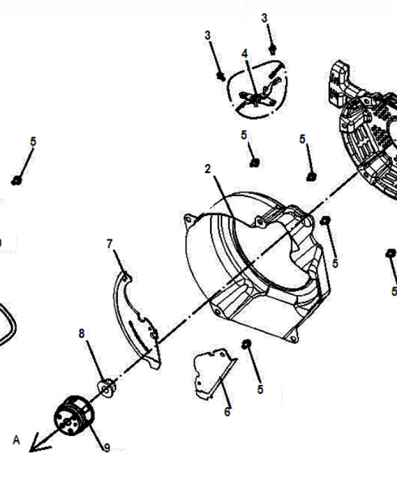 2 СТАРТЕР МОТОПОМПА CHAMPION  GP40 | до 2019 года | Ремонт | Запчасти | в СПБ