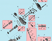 2 НАСОС - Поршень насоса - Клапан впускной - выпускной - Распределительный поршень МОЙКА CHAMPION HP6171  | ремонт | в СПБ
