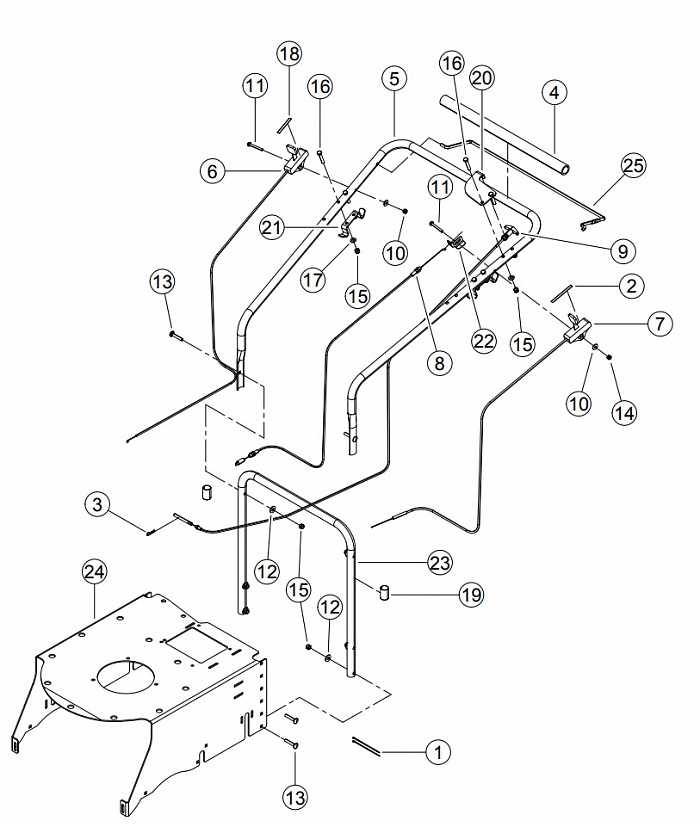 3 РУЧКА, ТРОС Пылесосы на колесах BEAR CAT ECHO WV190S