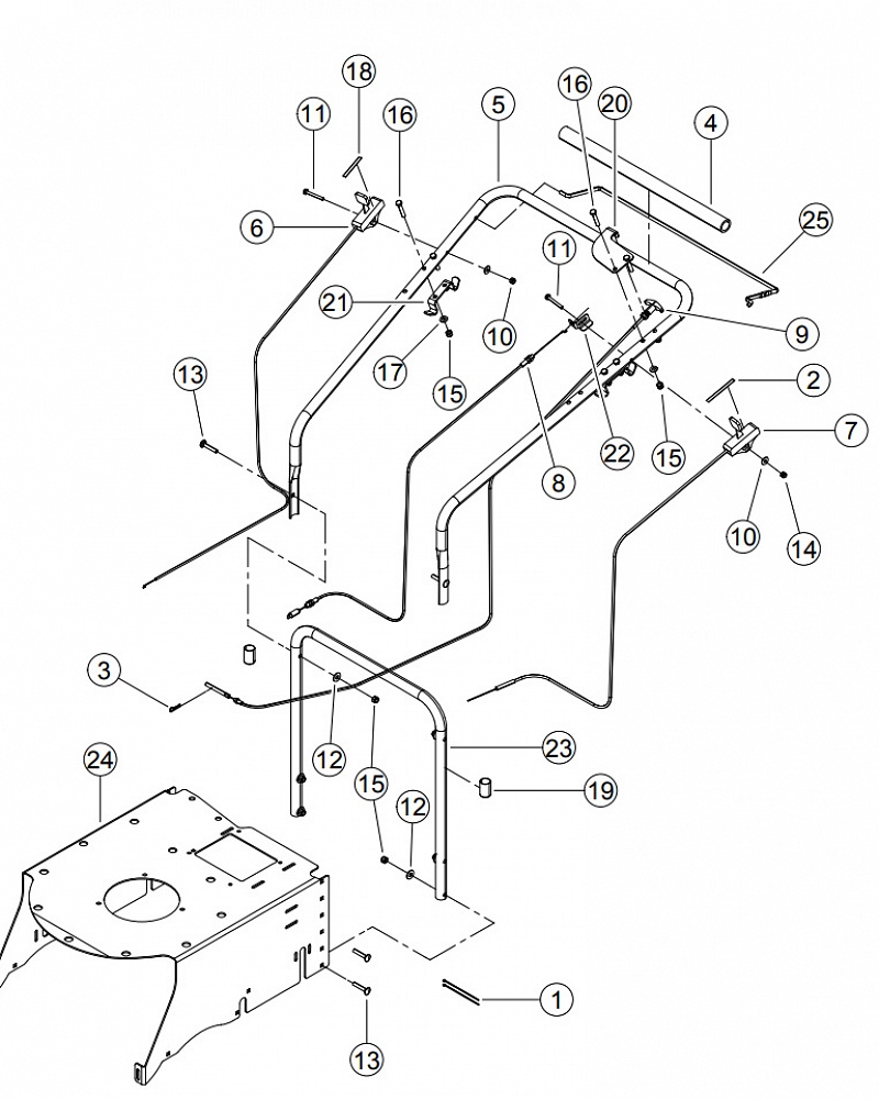 3 РУЧКА, ТРОС Пылесосы на колесах BEAR CAT ECHO WV190S