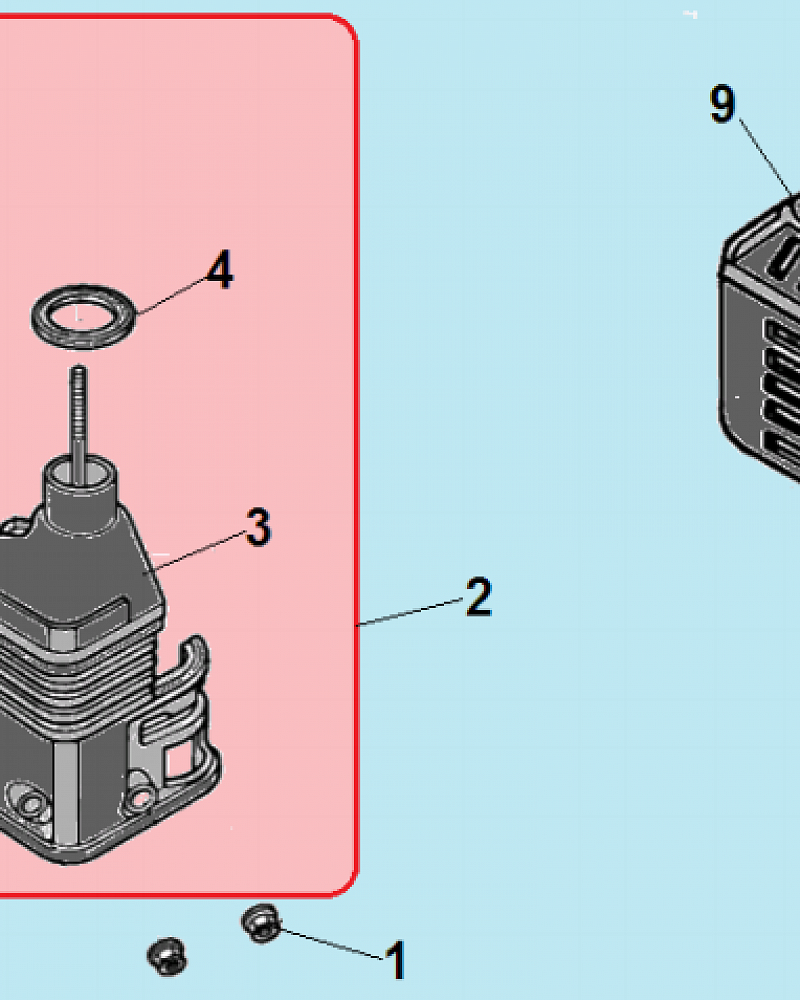 13 ВОЗДУШНЫЙ ФИЛЬТР - ГЛУШИТЕЛЬ ВИБРОПЛИТА CHAMPION PC9750FT  | ремонт | в СПБ