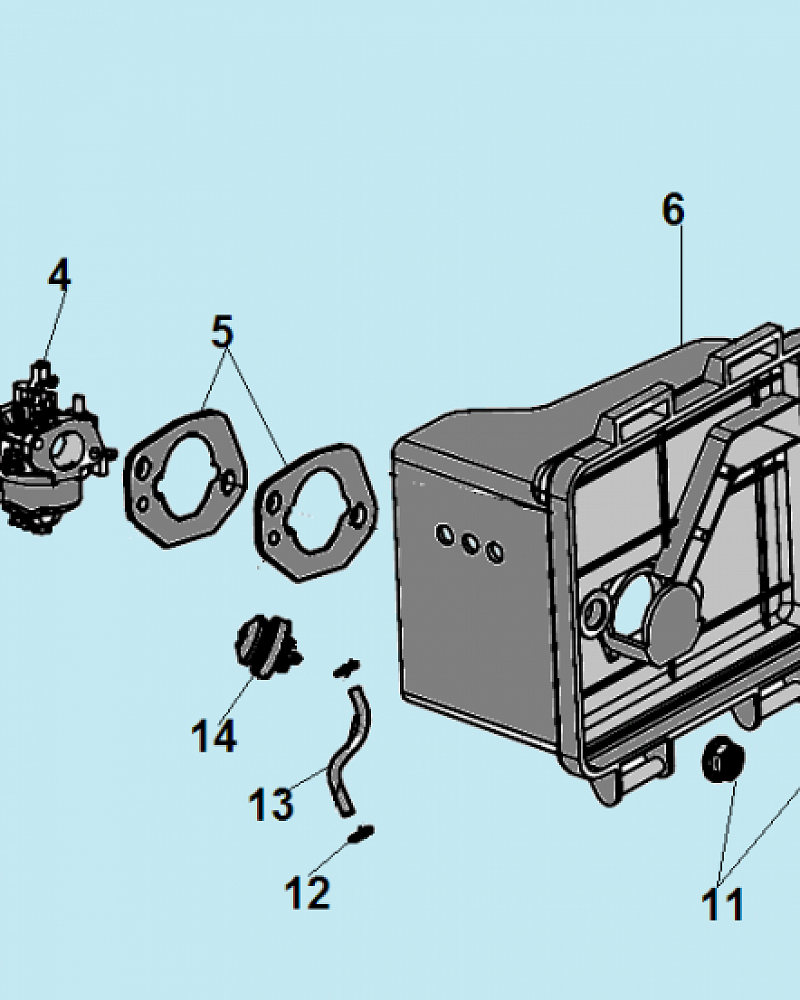 16 ВОЗДУШНЫЙ ФИЛЬТР МАШИНА ПОДМЕТАЛЬНАЯ CHAMPION GS50100  | ремонт | в СПБ