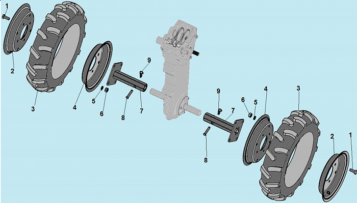 3 КОЛЕСА КУЛЬТИВАТОР CHAMPION ВС7714  | ремонт | в СПБ
