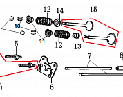 16 КЛАПАНА | СНЕГОУБОРЩИК CHAMPION STT1170E |Запчасти по России | СПБ