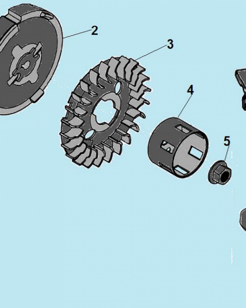 5 СТАРТЕР - МАГНЕТО - МАХОВИК ИЗМЕЛЬЧИТЕЛЬ-ШРЕДЕР БЕНЗИНОВЫЙ CHAMPION SC2818  | ремонт | в СПБ