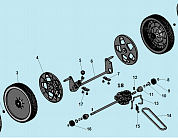 4 КОЛЕСА - РЕМЕНЬ Газонокосилка CHAMPION LM4630 до 2019 года | Ремонт | Запчасти | в СПБ