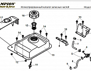 19 БАК | СНЕГОУБОРЩИК CHAMPION ST761E |Запчасти по России | СПБ