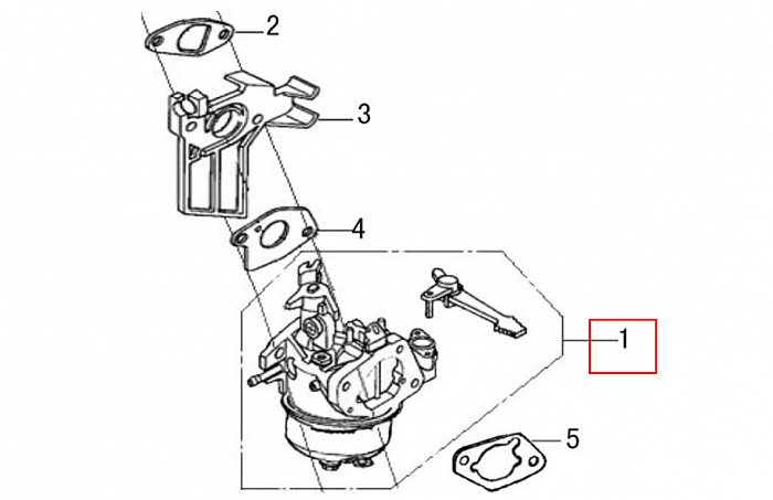 10 | КАРБЮРАТОР | Запчасти для виброплиты чемпион | PC8742F | Поставка по России | 