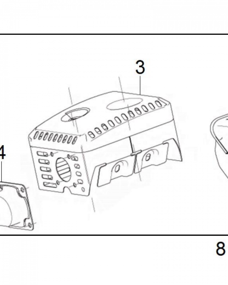 13  | ГЛУШИТЕЛЬ | Запчасти для виброплиты чемпион | PC6337F | Поставка по России | 