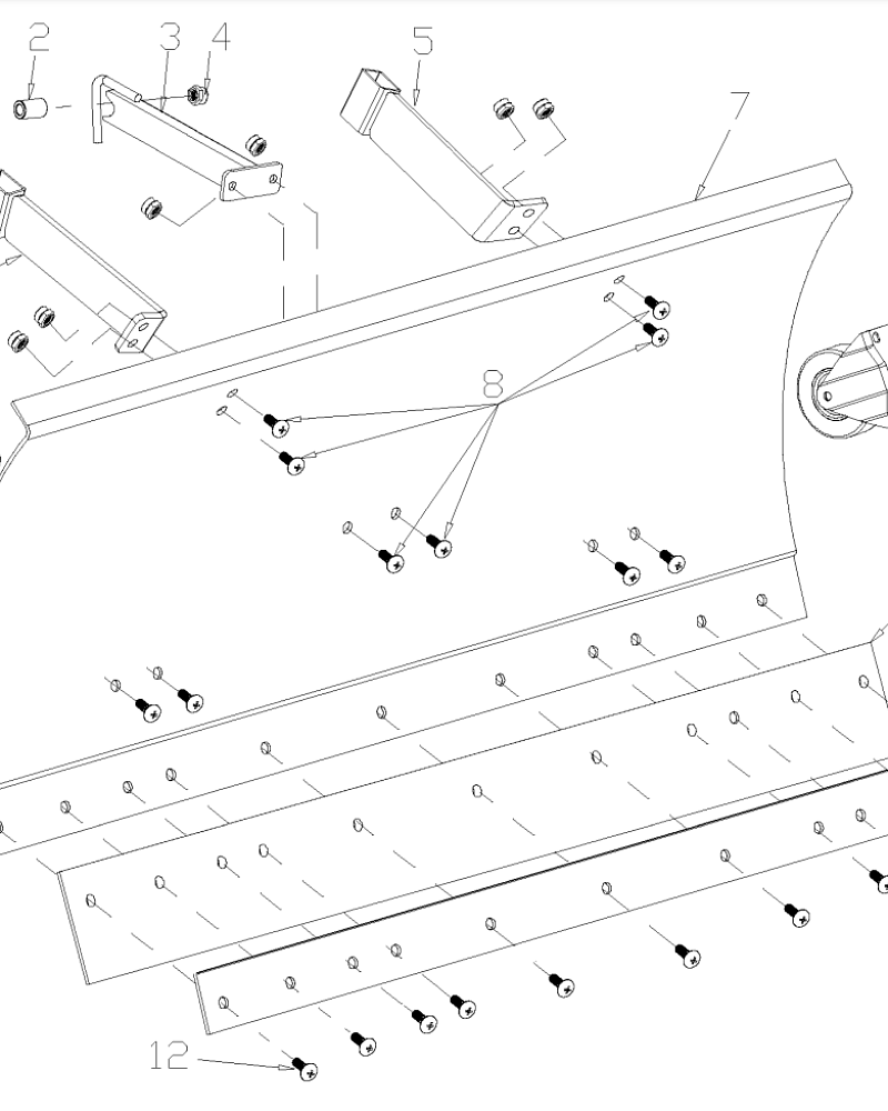10 | ОТВАЛ | Запчасти для уборочной чемпион | GS5080 после 2021 года | после s/n 37012000001 |