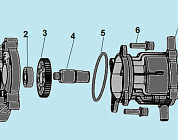 3 НАСОС - ЭЛЕКТРОДВИГАТЕЛЬ МОЙКА CHAMPION HP5190  | ремонт | в СПБ